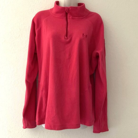 UNDER ARMOUR FLEECE PULLOVER JACKET - Picture 4 of 13